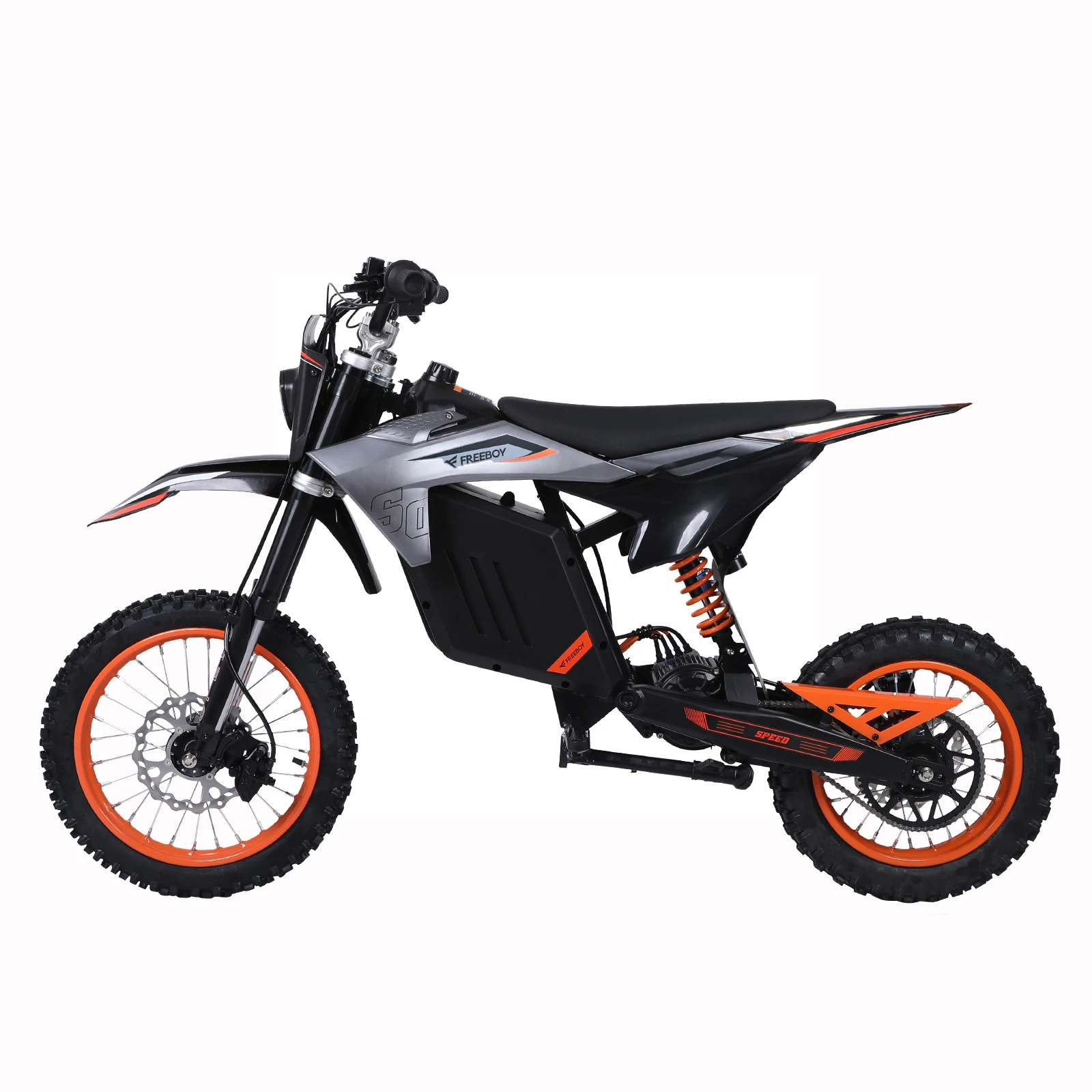 

Электрический мотоцикл FREEBOY для подростков и взрослых, 3000 Вт, скорость 34 миль/ч, аккумулятор 48В 30Ач, внедорожный электромотоцикл