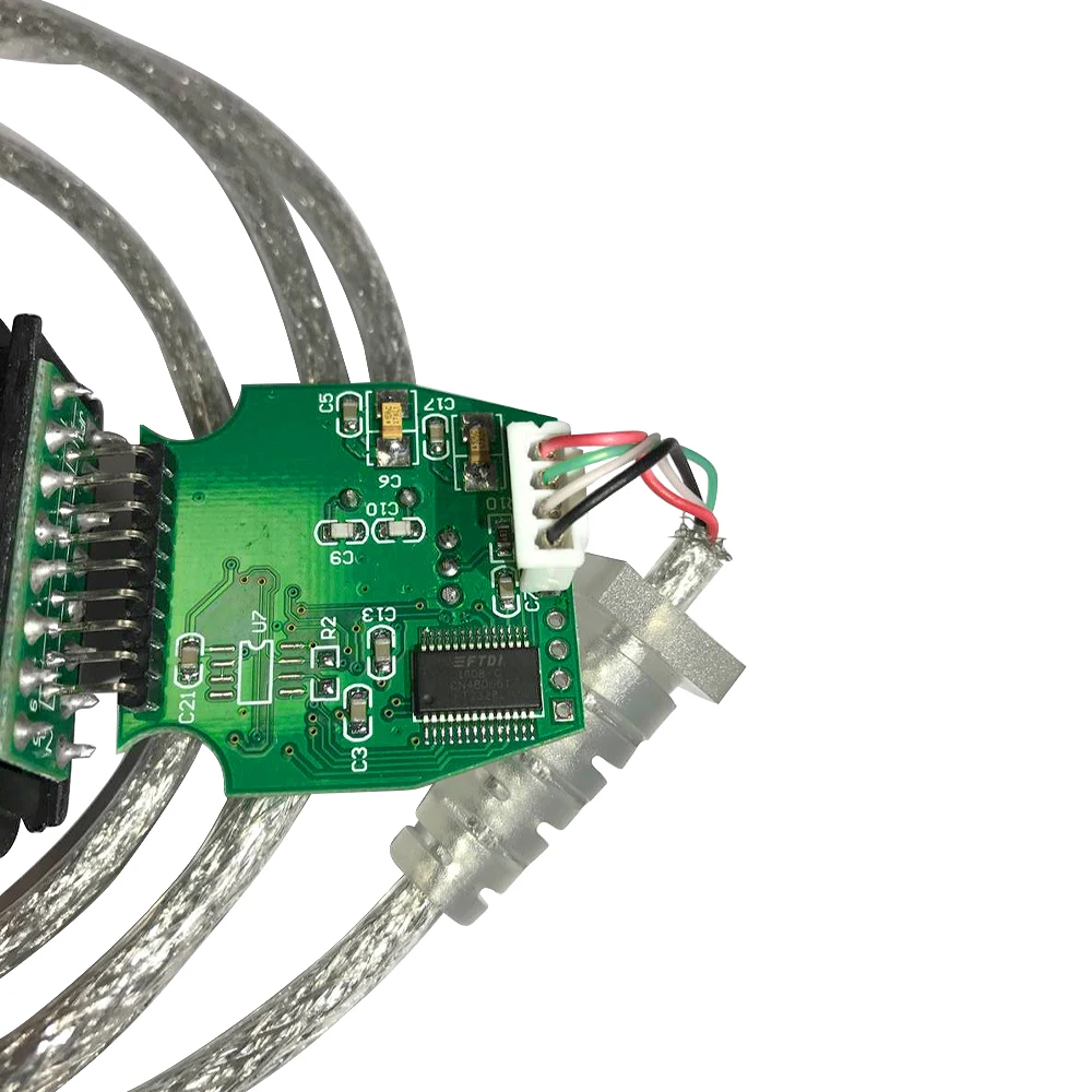 Mini vci mais novo software para toyota j2534 obd obd2 ferramenta de scanner de cabo de diagnóstico de carro tis techstream minivci com ftdi ft232rl