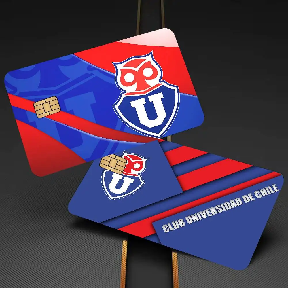 Chile U-University Logo Classic Fashion Matte Gold Silver Black Matte Film Skin Sticker Tape for Bank Credit Debit Card