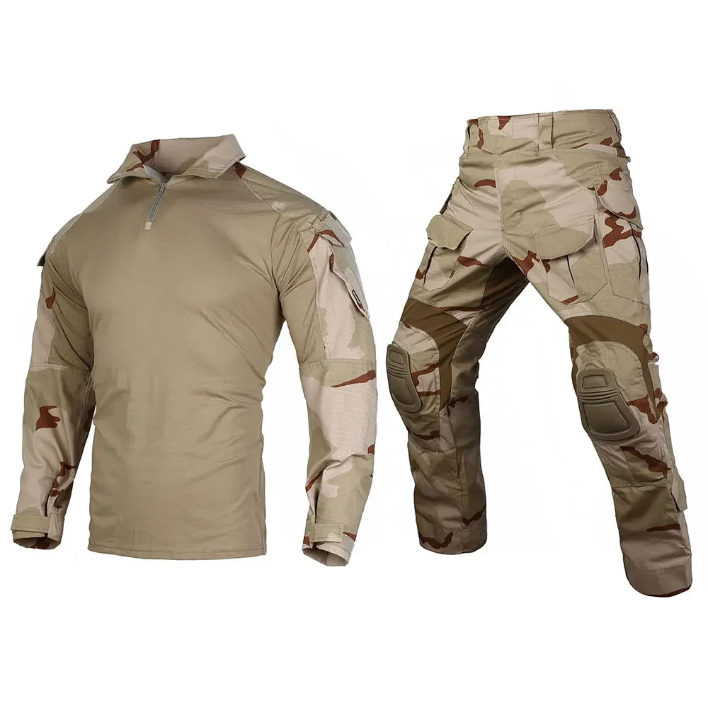 Emersongear Tactical G3 Combat Uniform Sets Mens Shirt Pant Tops Duty Cargo Trousers Training Suits Hiking Hunting Paintball DCU