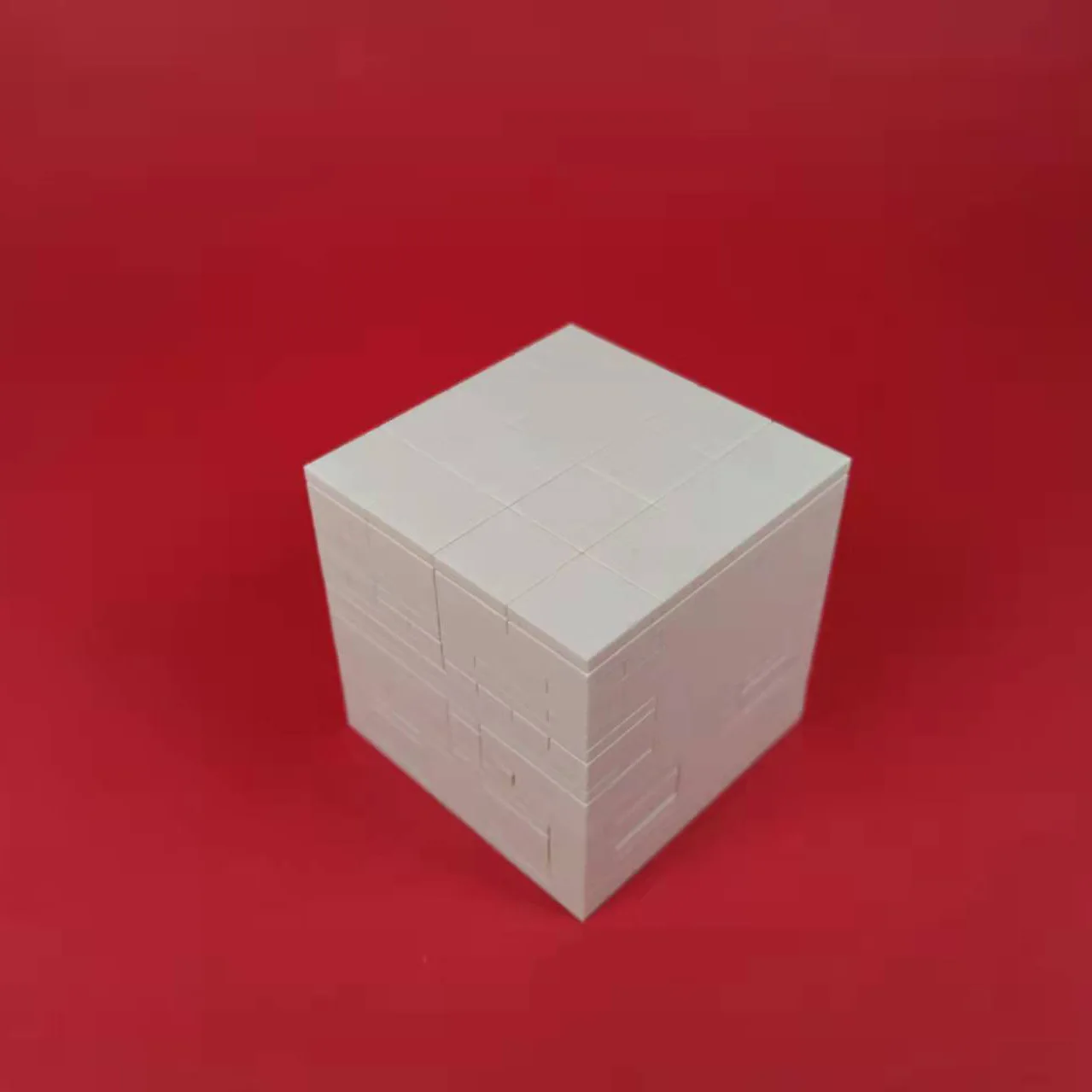 Caja de rompecabezas secreta, artículos interesantes, Puzle tridimensional, cosa extraña, blanco, 3D, Pulzze, compartimento oculto cuadrado durante 10 años