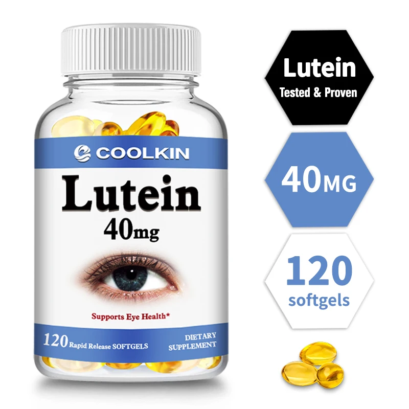 

Lutein Capsules - with Zeaxanthin - Eye Health Vitamins Healthy Visual Supplement