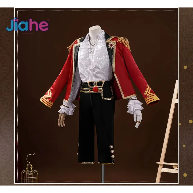 

Костюм для косплея Game Identity V Jose Baden, первый офицер, пальто, рубашка, носки, перчатки, маска, реквизит, карнавальный костюм на Хэллоуин