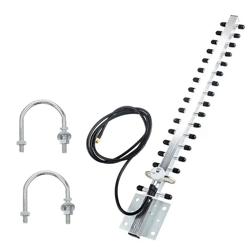 25dBi Outdoor Directional Signal Antenna, High Gain For Yagi WiFi Antenna, 2400-2500MHz, Suitable For Wireless Routers