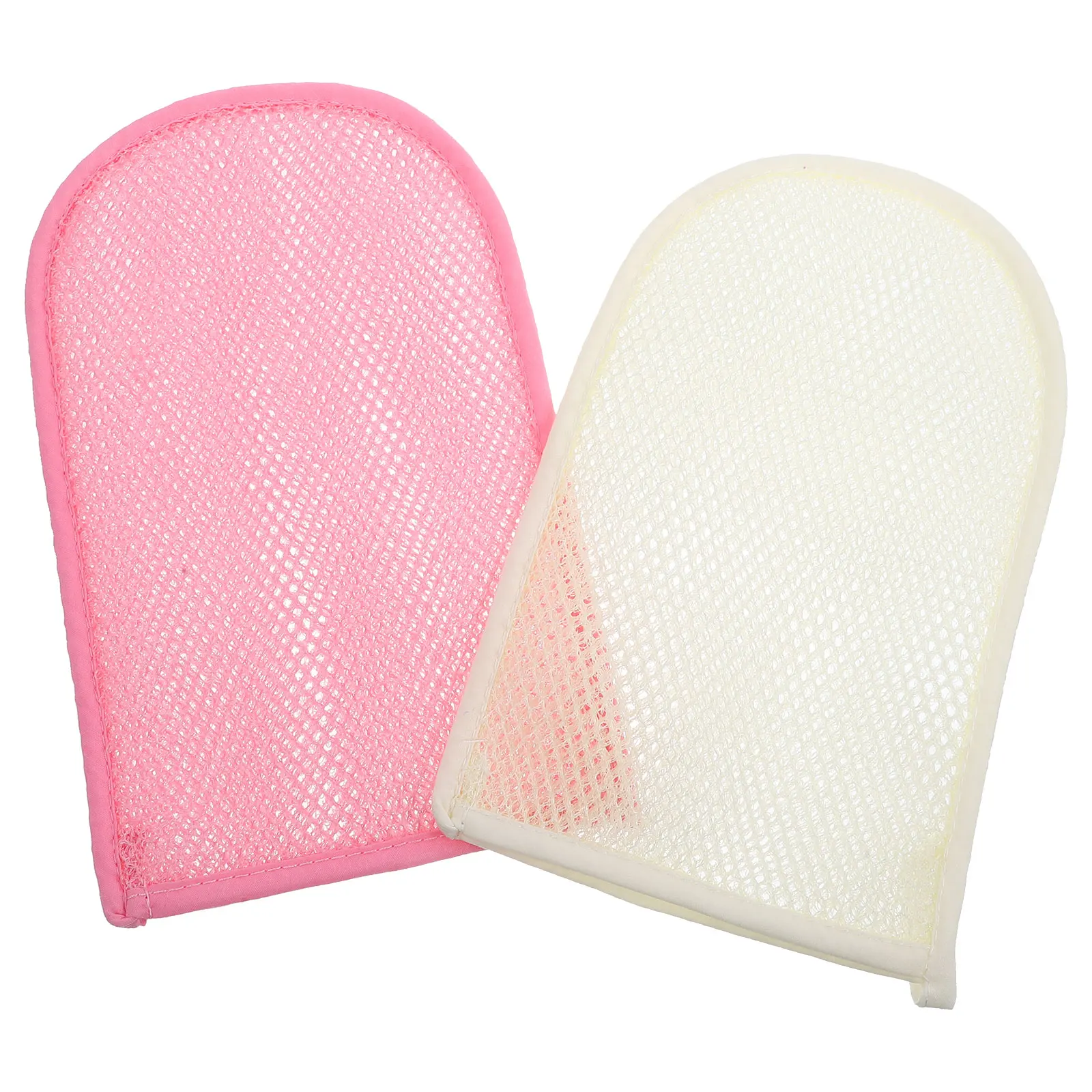 

2 Pcs Bath Gloves Exfoliate Exfoliating Mitts Take Nylon Exfoliation Scrubber for Shower