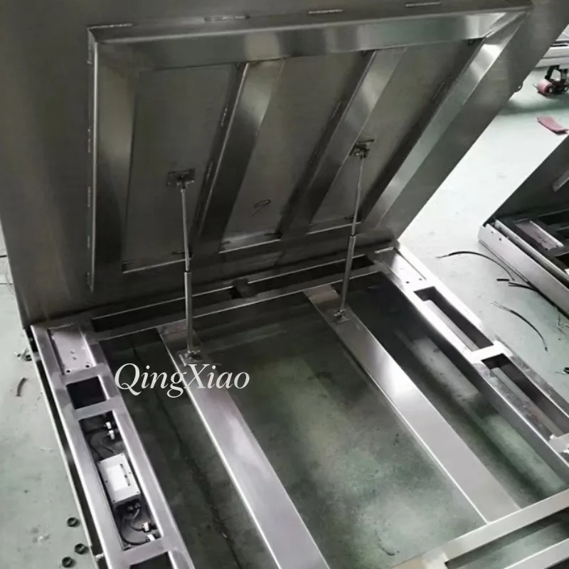 1/2/3Ton Washdown Scale Stainless Steel Electronic Scale Flip Up Ultra Low Platform Scale Chemical