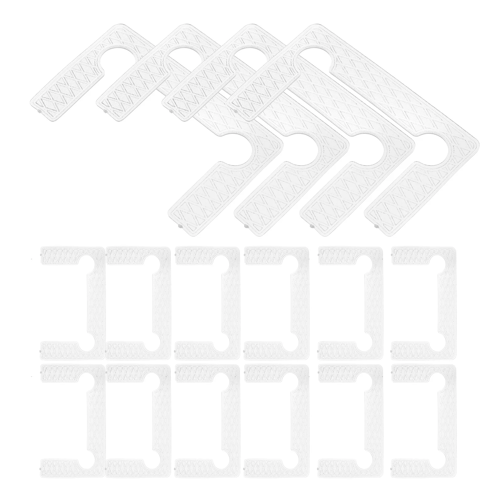 

40 Pcs Glass Door Bathroom Clip Gasket Replacement Kit Shower Doors Hinge Pad Rubber Frameless Shower Room Door Hinge Gasket