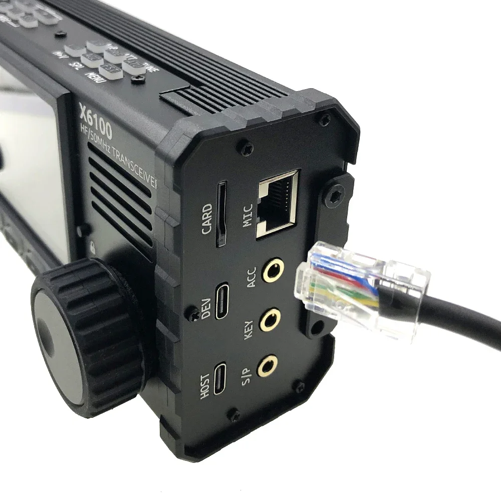 Original xiegu x6100 50mhz hf transceptor portátil sdr transceptor de ondas curtas com sintonizador de antena todos os modos transceptor