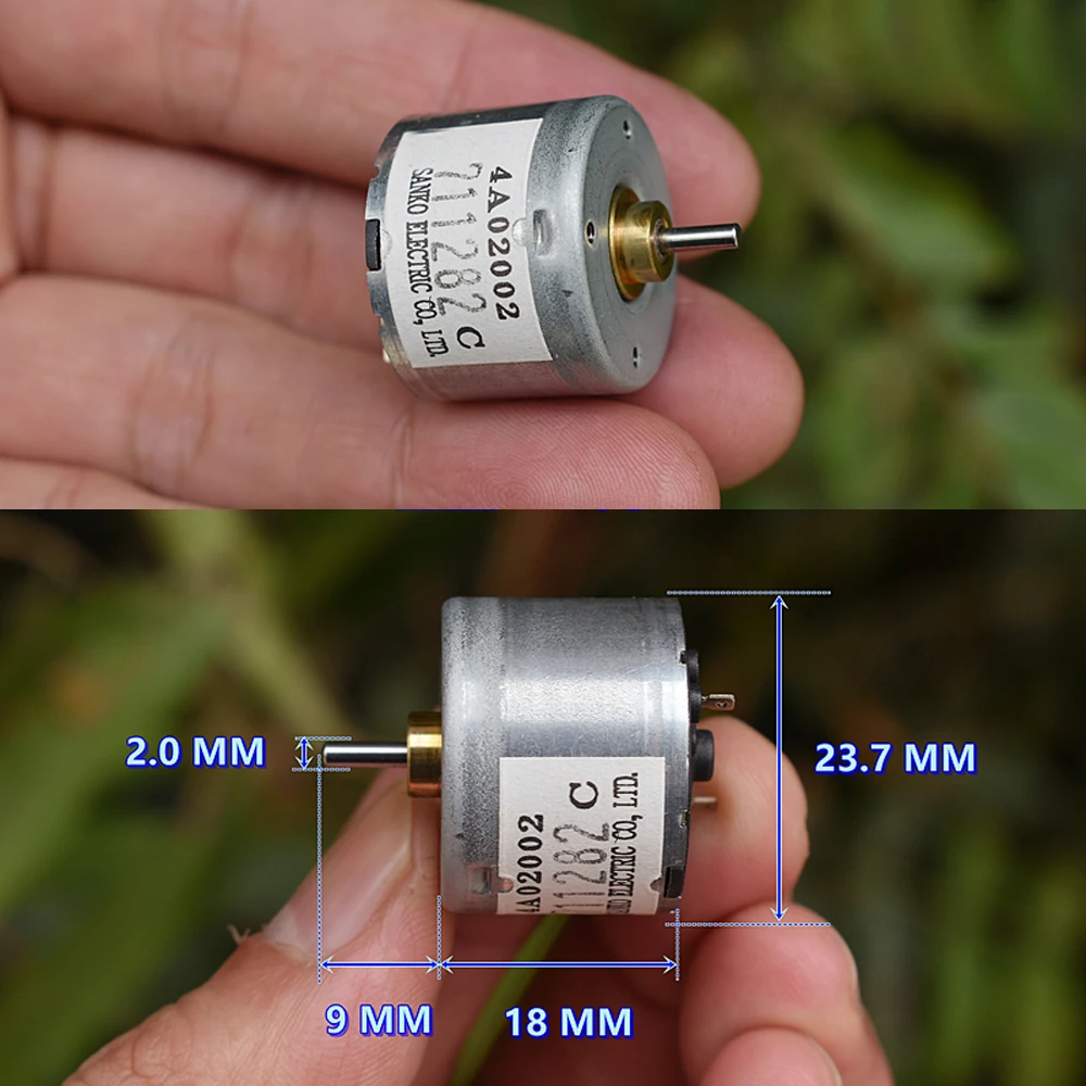 DC 310 Motor Precious Metal Brush 5-6V 65000RPM Optical Instrument Movement Ultra Precision Motor