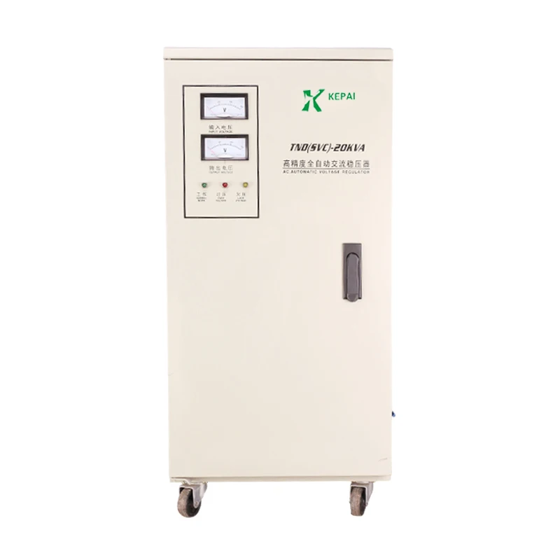 Wholesale SVC 20KVA Voltage Regulators/Stabilizers AC Servo Motor Single Phase Pointer Display Stabilizer Foam Cutting Machine