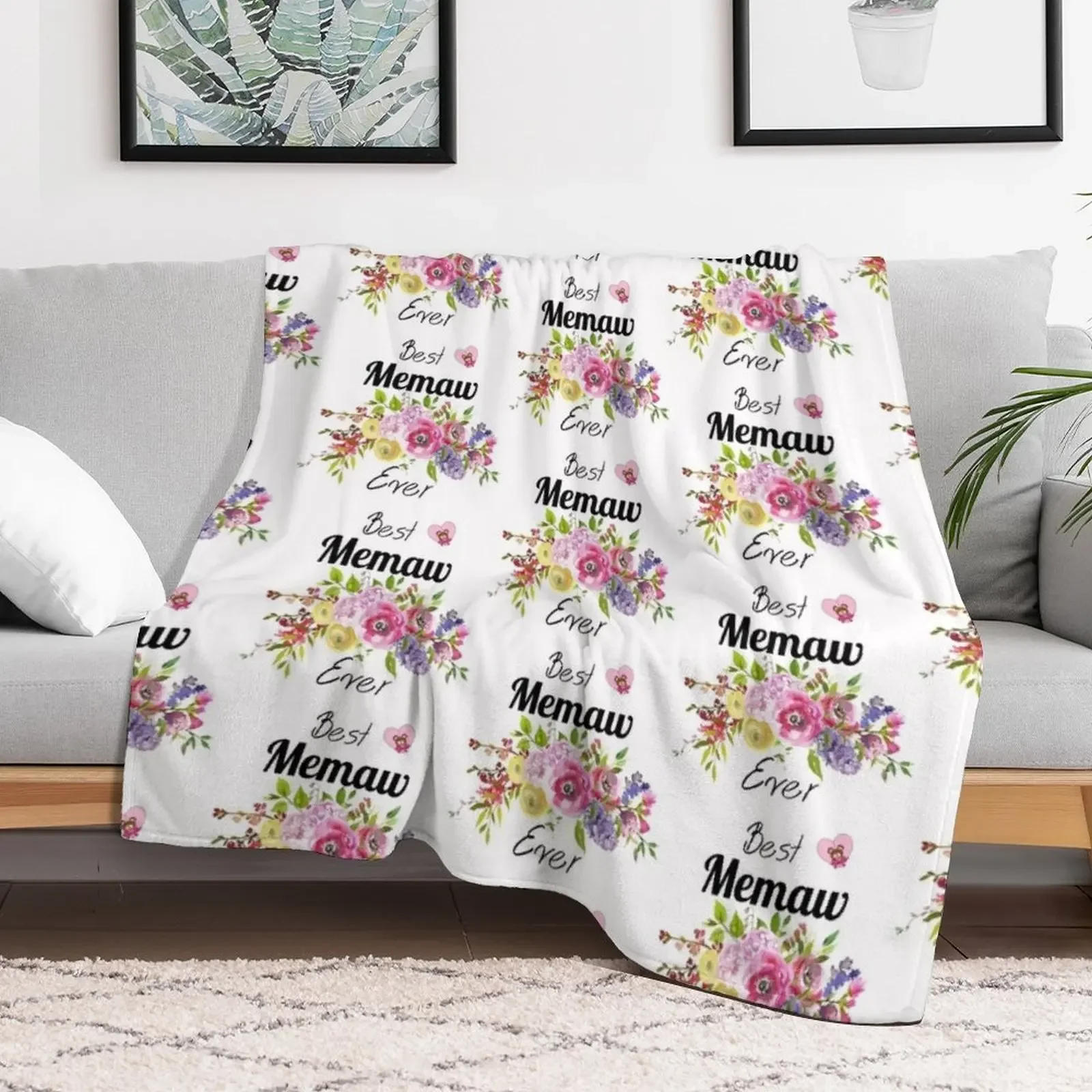 Memaw Gifts - Memaw Mothers Day Birthday for Mother's Day Idea Throw Blanket Kid'S Large Hairys Blankets