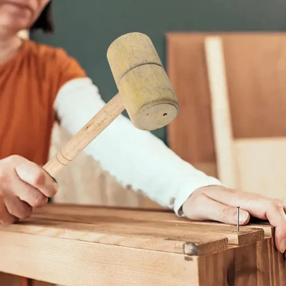 Hand Tool Knock-resistant Carpentry Hammer Safe Handmade Handmade Hammer Durable Practical Wood Hammer Woodworking
