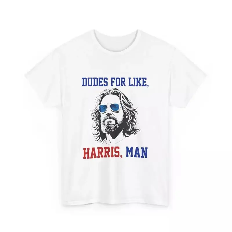 Dudes For Like Harris Man Lustiges weißes 2024 T-Shirt S 5Xl
