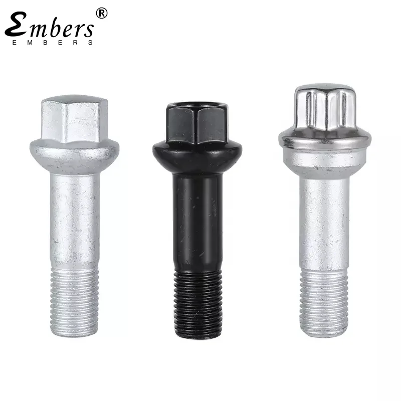 Embers High Quality 10.9 For Mercedes-Benz Wheel Anti-Theft Bolts Car Accessories 10PCS