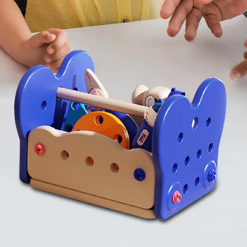 Set di giocattoli per cacciaviti per bambini 60 pezzi Banco da lavoro Giocattolo Banco per attrezzi Giocattolo per bambini Giochi di finzione Giocattoli Set da gioco per bambini creativi per la casa