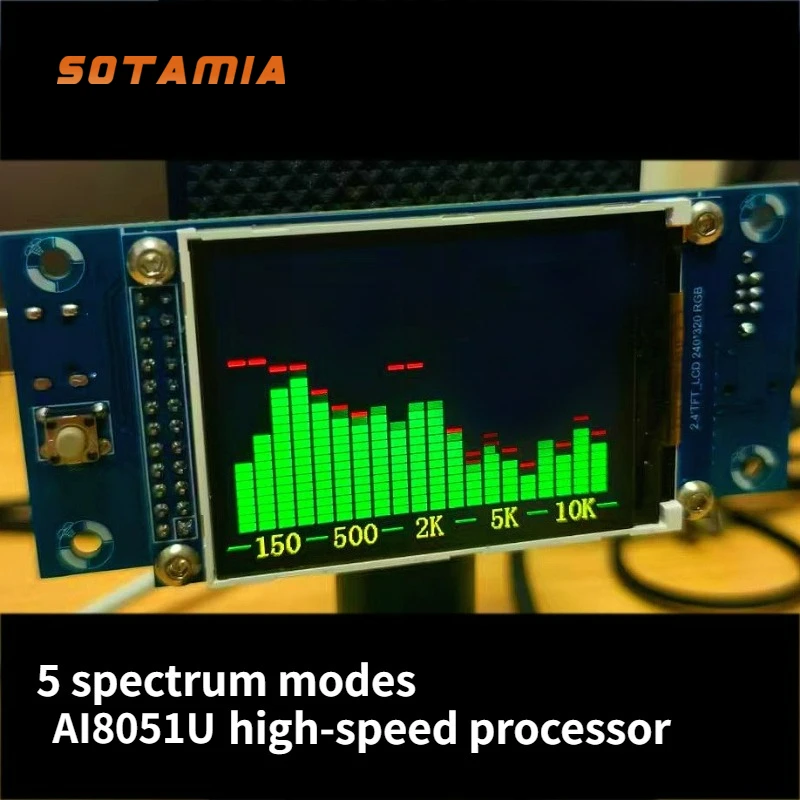

SOTAMIA 64-сегментный дисплей музыкального спектра, беспроводной голосовой звукосниматель, автомобильный усилитель мощности, одночиповая энергосберегающая лампа