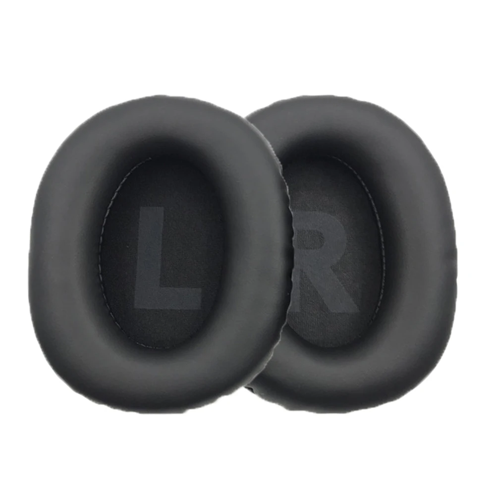 1 쌍 교체 용 이어 쿠션 커버 Corsair HS80 RGB 헤드폰 용 고밀도 소음 차단 폼 헤드셋 이어 쿠션
