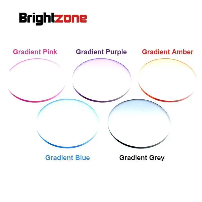 

1,61 индекс MR-8 сверхпрочный градиентный оттенок, солнцезащитные линзы по рецепту HMC EMI, анти-УФ-оптические линзы, идеи для обрезки очков без оправы