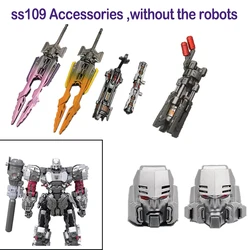 Replacement Head Upgrade Kit  Arm Cannon Weapon Back Cannon Accessory Pack for The Movie Series SS109 Megatron Glowing