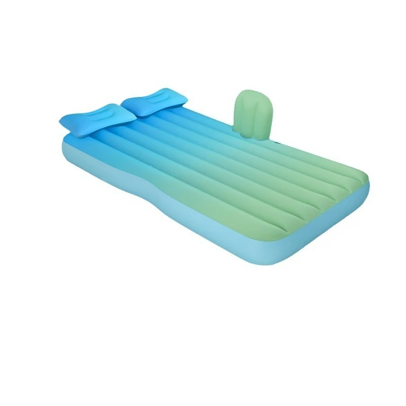 

Car inflatable bed camping trip