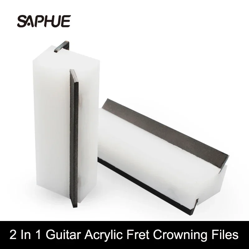 

Guitar Acrylic Fret 30° 45° Degree Angled 2 In 1 Crowning End Bevel-Flush Files Tool Steel Fine Fret File Guitarra Luthier Tool