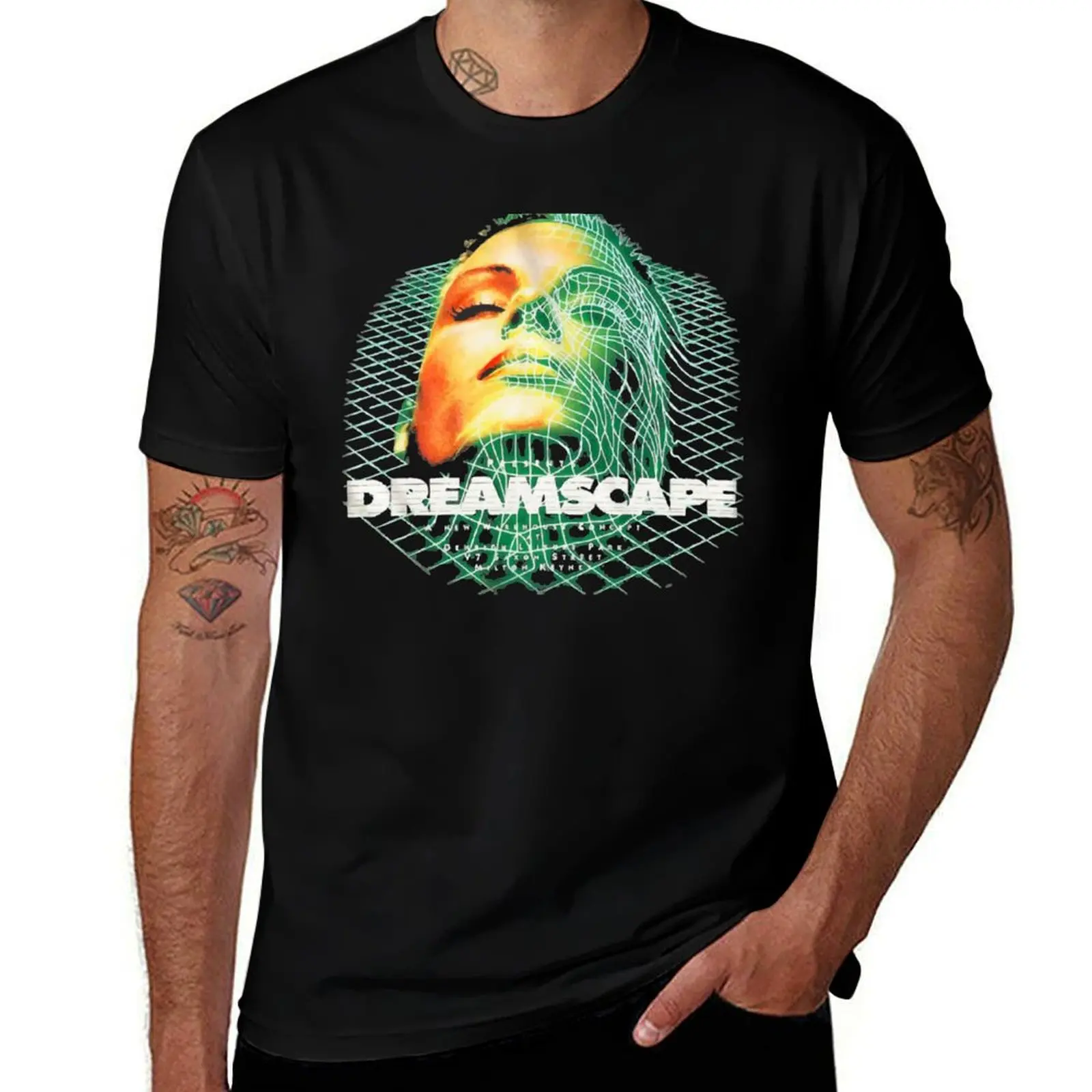Dreamscape Old Skool Raver Hardcore Techno DnB T-Shirt Casual Daily Wear Short Sleeve Top T-Shirt