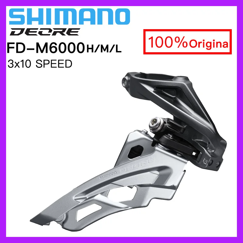 SHIMANO DEORE 3x10 SPEED M6000 Front Derailleur 10s 10v MTB BIKE Accessories MOUNTAIN BICYCLE PARTS