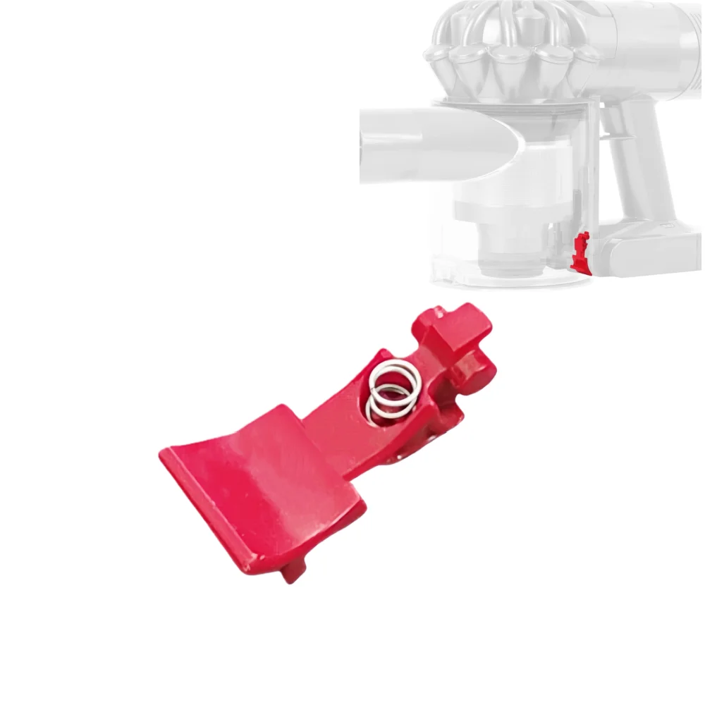 Compatible with Dyson V7 V8 SV10 SV11 Vacuum Cleaner Dust Cup Release Lock, Dust Collection Switch Button Accessory with Spring