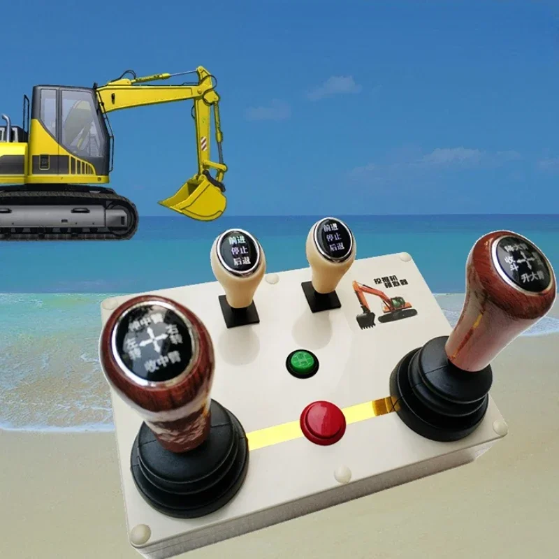 

For Computer Excavator Simulation Teaching Training Driving Forklift Loader Game Handle Control