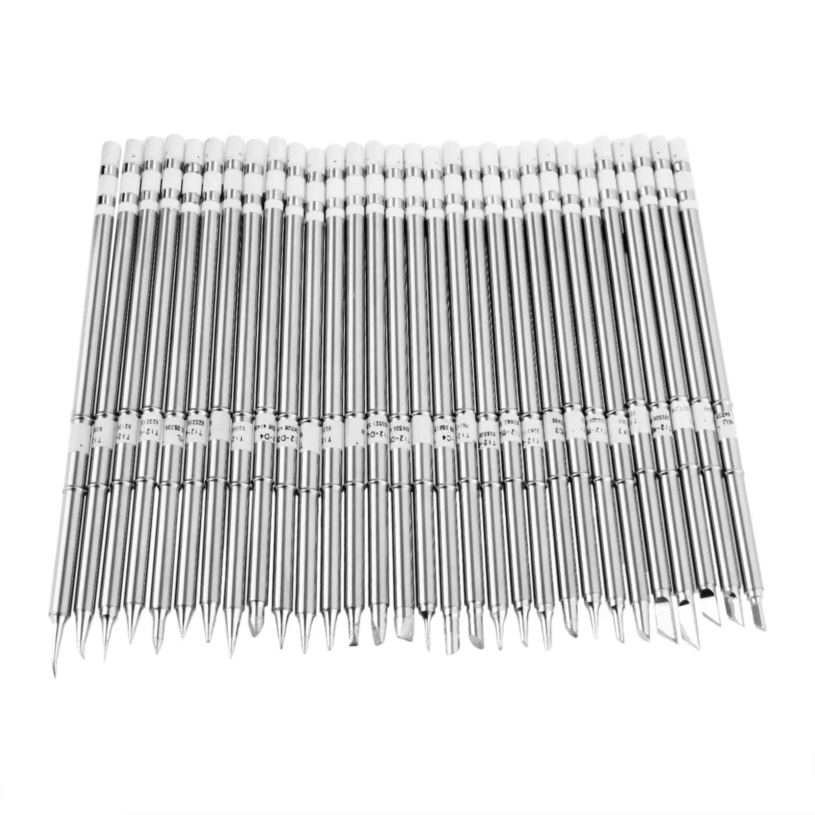 

DRELD T12 Series Soldering Iron Tips For FX951 Soldering Rework Station T12-JL0/J02/ILS/I/IL/B/B2/BL/D4/D08/D12/D16/D24/DL32/D52