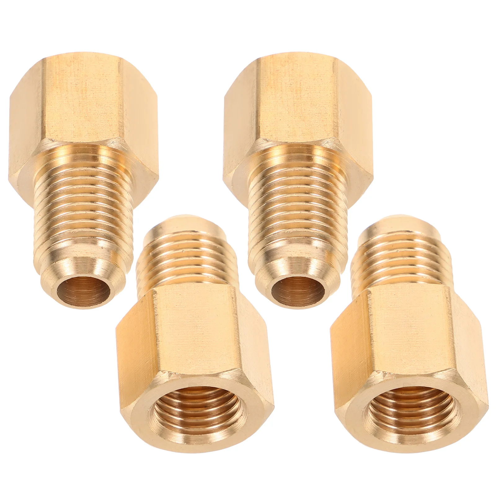 

4Pcs Copper Air Conditioning Adapter Refrigerant Converter for Ac Vacuum Pump and Cooling System Maintenance Adapter