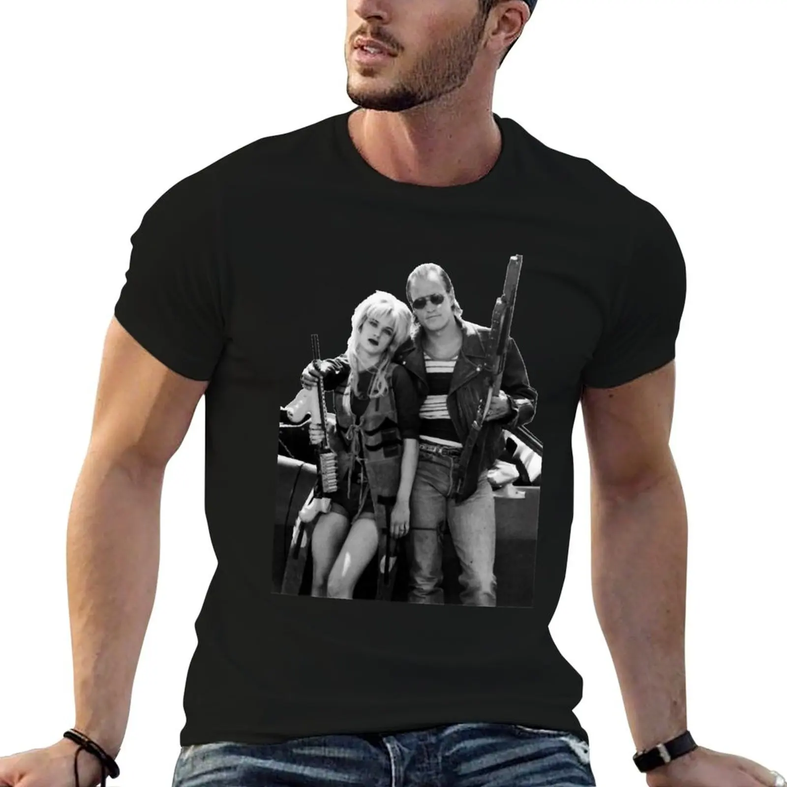 Natural Born Killers Mallory Megan Fox Classic T-Shirt vintage clothes cotton graphic tees Men's t-shirts