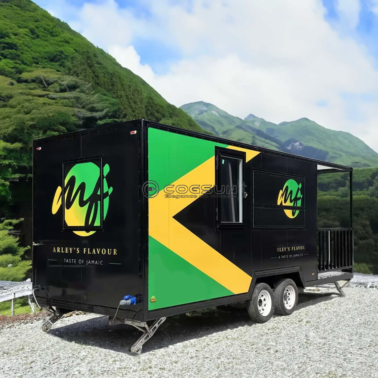 

Hot Sale Mobile Fast Food Trailer Burger Truck Taco Cart Coffee Concession Custom Build