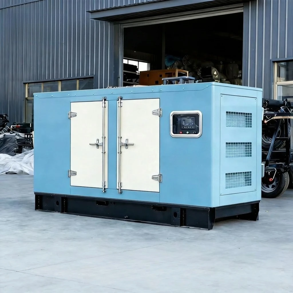 50kW Three Phase Diesel Generator Set Dual Voltage Power Generator with Automatic Transfer Switch for Industrial