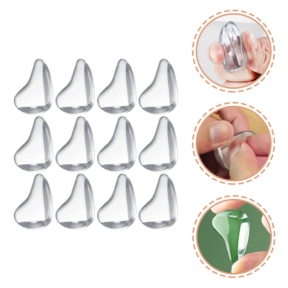

12Pcs Baby Corner Guards Transparent Silicone Self Adhesive Safety Edge Protectors Furniture Bumper Guard for Tables Desks