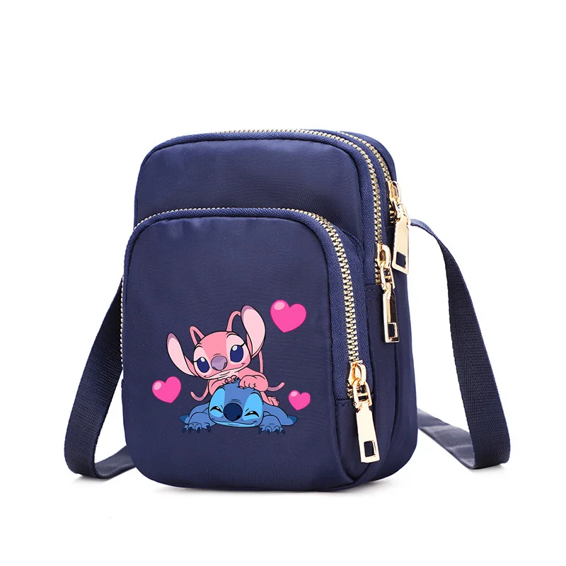 2024 Disney Lilo & Stitch Crossbody Bags For Women Fashion Design Underarm 2024 Solid Color Female Shoulder Bag Female Handbag