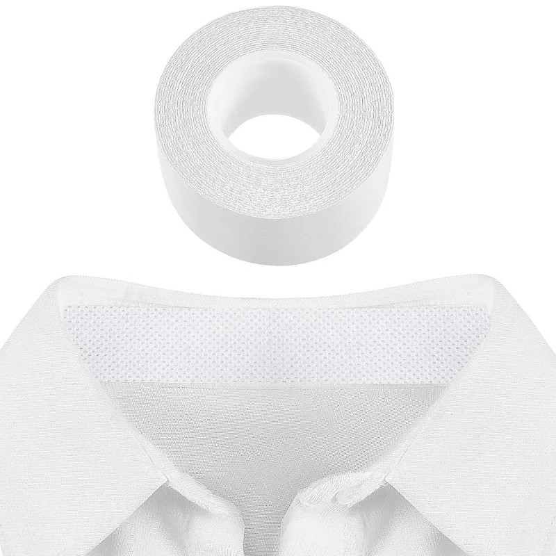 Disposable Collar Protector Sweat Pads, Self-adhesive Shirt Collar Protector Comfortable Collar Sweat ( 2.5cm-3/5/8m, 1 Roll )