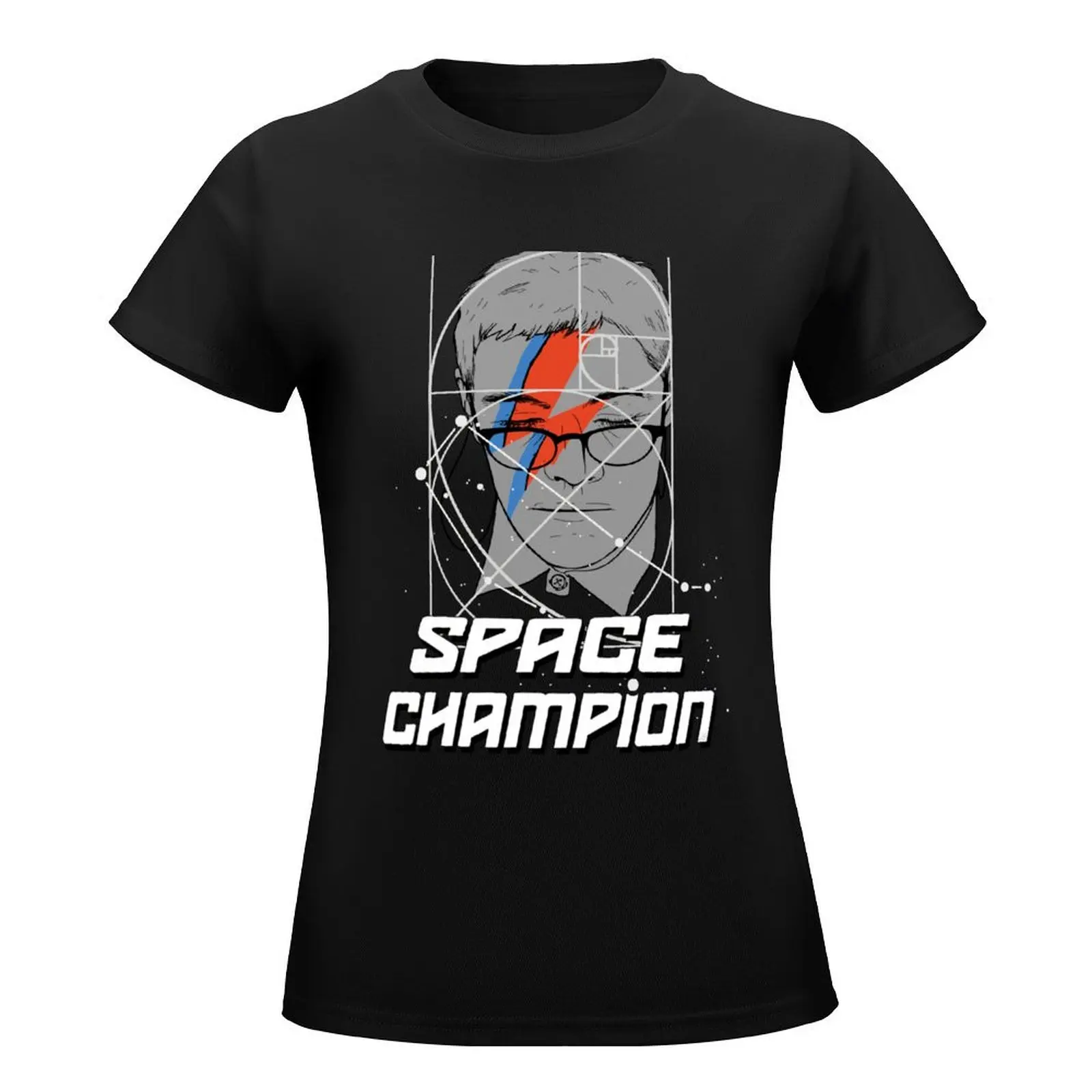 Space Champion T-Shirt graphics lady clothes Woman T-shirts