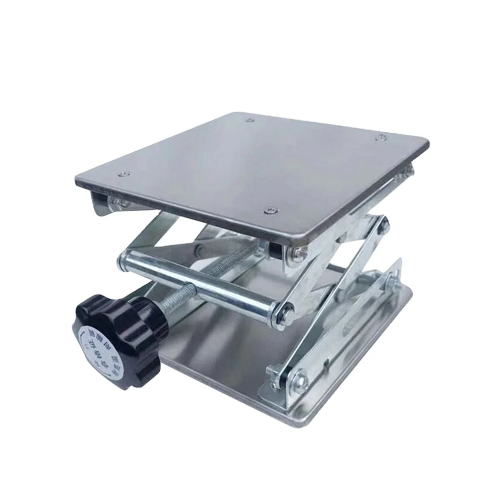 

HAIJU LAB 150x150mm 6x6" Small Manual Stainless Steel Lifting Platform/Table For Laboratory