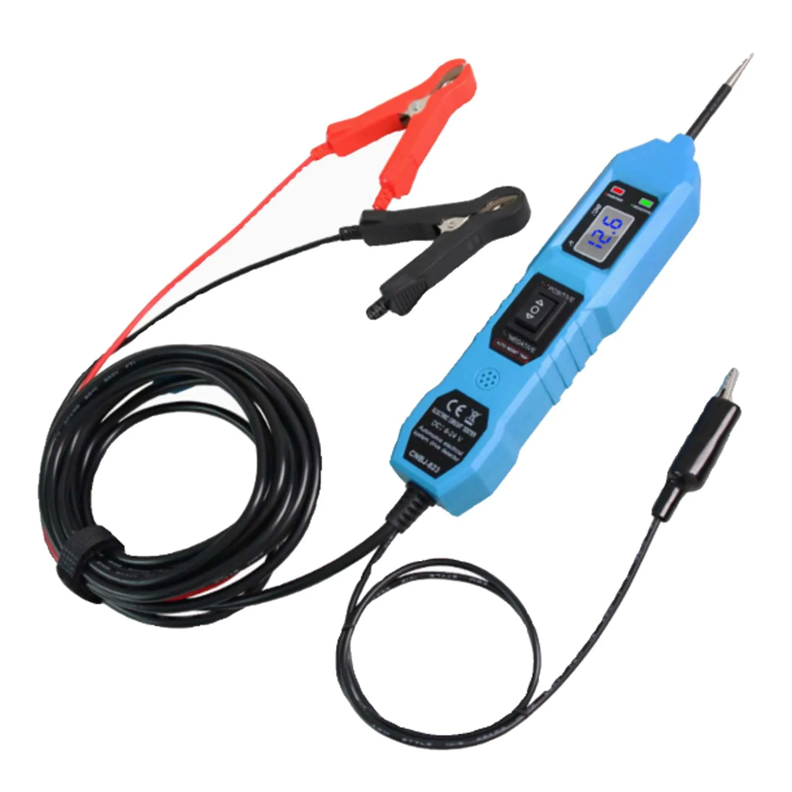 

DC 3.5V-36V Automotive Circuit Tester, LED Display Build-in Flashlight Car Short Circuit Finder Fuse Testing Tool