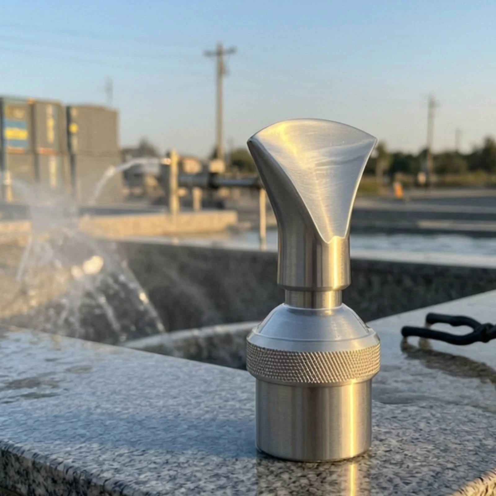 Duckbill Nozzle Long-Lasting Fan Shaped Fountain Nozzle Spray Head Compact Easy Installation for Landscapers, Fountains