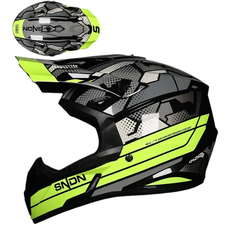 Motorcycle Off Road Enduro Helmet Full Face Breathable Motocross Helmet For Men Women Motorbike Safety Helmet