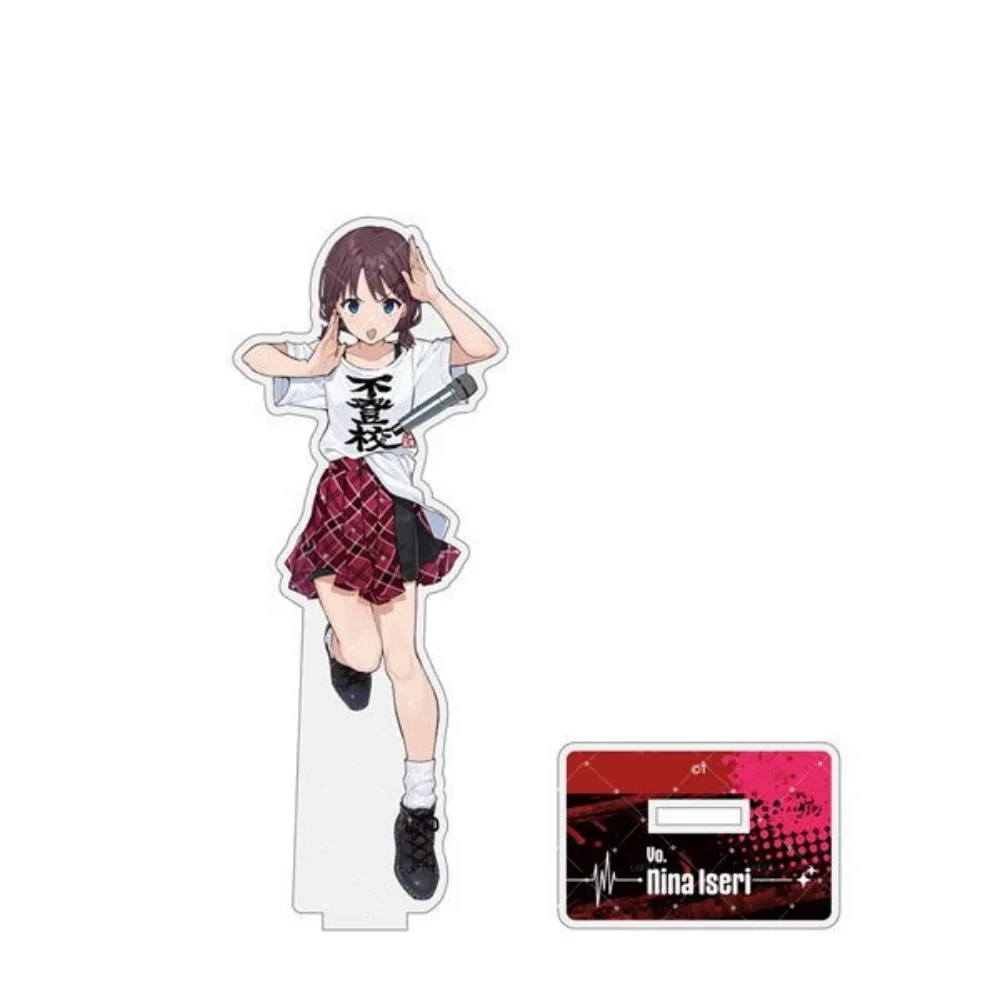15cm Anime GIRLS BAND CRY High Acrylic Stand KAWARAGI MOMOKA Rupa Study Decor Fan Collection