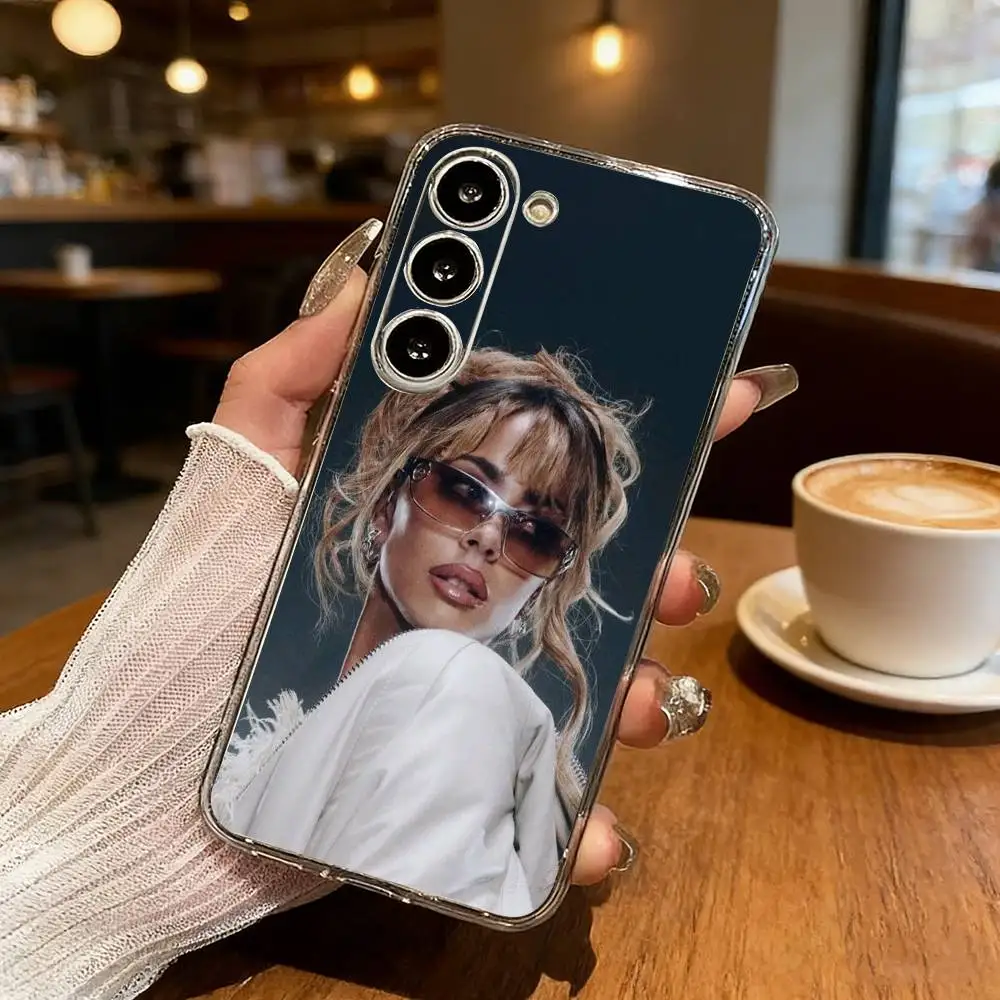 1PC Tini T-Triple S-Stoessel Phone Case For Samsung S25,S24,S21,S22,S23,S30,Ultra,S20,Plus,Fe,Lite Transparent Cover