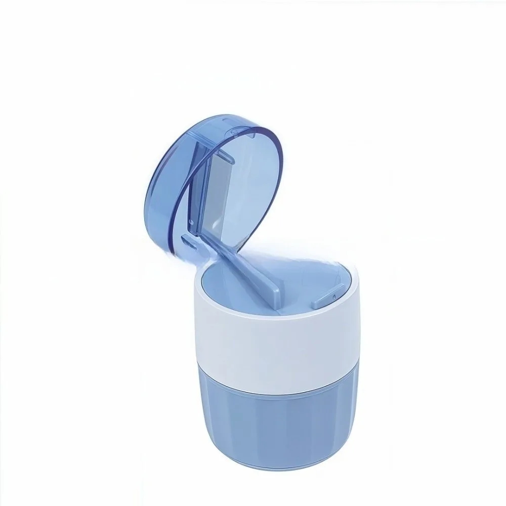 3-in-1 Pill Crusher Stainless Steel Multifunction Pills Cutter Dust Proof Fine Powder Pill Cutter Splitter