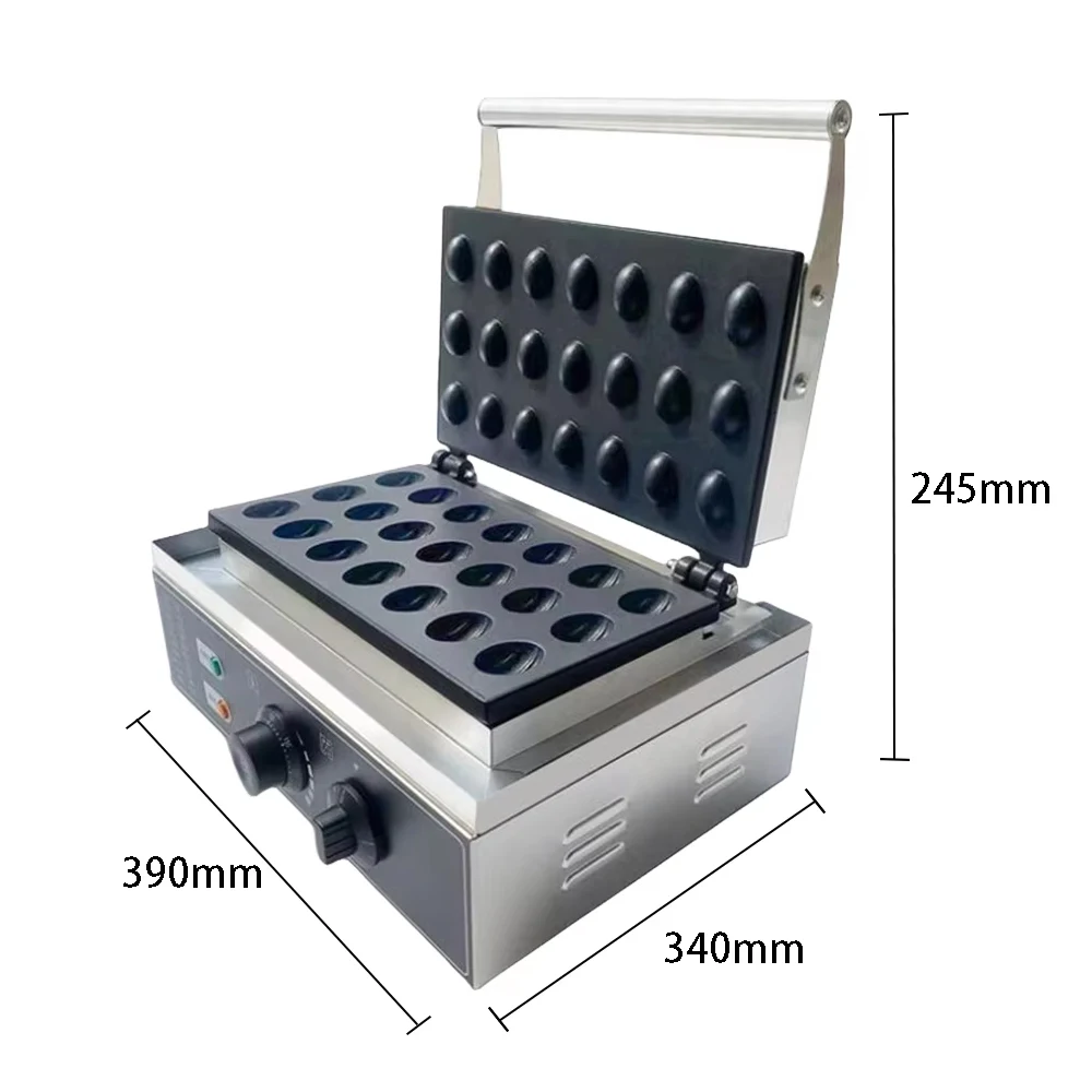 XEOLEO Commercial Egg Tart Press Machine 1550W Electric Cake Tartlet Maker 50-300 Degrees Waffle Machine Non Stick Pot