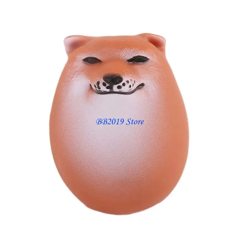 Q0KB Kids Favor Soft Dog Toy  Animal Squeeze Stretching Toy Anti-Stress Gadget