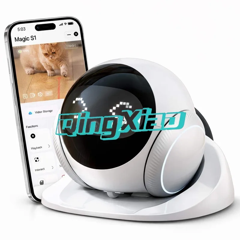 

Whole House Mobile Walking Camera 4K Ultra HD Pet Monitor With Night Vision APP Remote Control Two Way Audio For Cat Dog