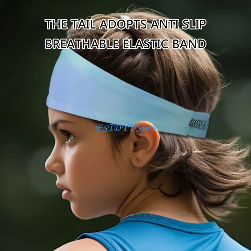 

G6DE Kids Sweatbands Boys Sports Sweatbands Stretchy Headband Breathable Sweatband