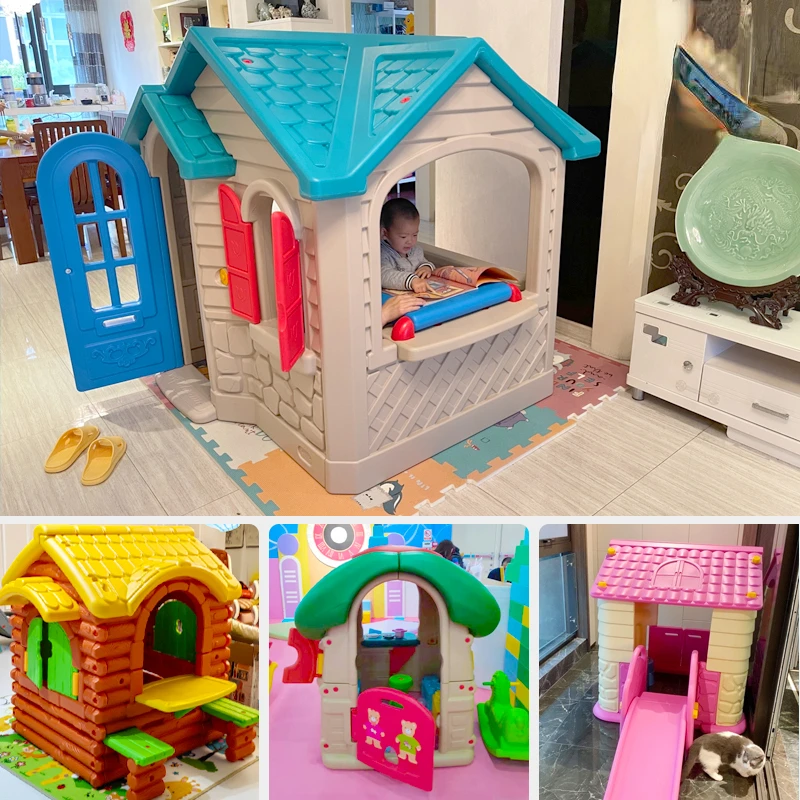 Small House, Dollhouse, Tent House, Plastic Toy Cottage